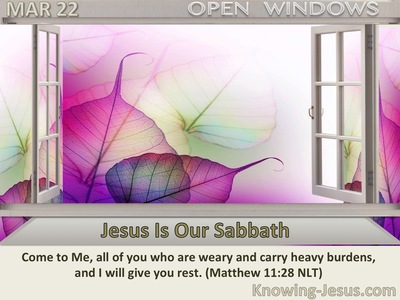 Jesus Is Our Sabbath